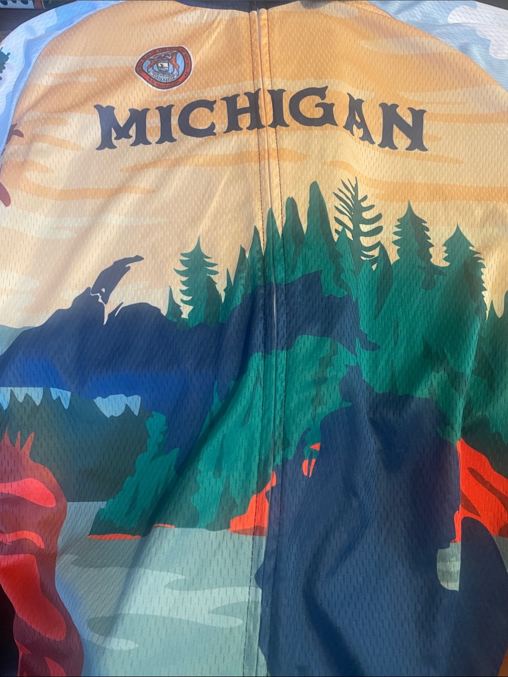 Michigan bike shirt new with tag siE large